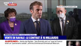 Emmanuel Macron aux Émirats Arabes Unis: "Est-ce que la France peut rester passive dans la région ? Non, je ne crois pas"