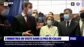 En visite à Boulogne-sur-Mer, Olivier Véran promet que la vaccination va s'amplifier