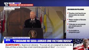 Joe Biden à Varsovie: "Cette guerre (en Ukraine) n’est pas une nécessité, elle est une tragédie"