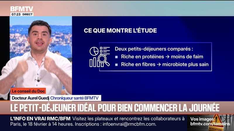 LE CONSEIL DU DOC - Quel est le petit-déjeuner idéal pour bien commencer la journée?