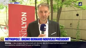 Bruno Bernard, président de la Métropole de Lyon: "L'équipe est rajeunie, féminisée, notamment sur les postes importants"