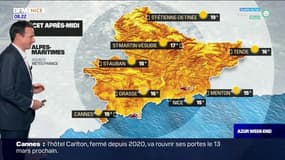 Météo Côte d’Azur: de belles éclaircies prévues ce dimanche, 15°C à Nice