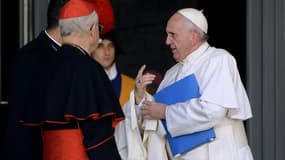 Le pape François lors du synode sur la famille le 23 octobre 2015 au Vatican