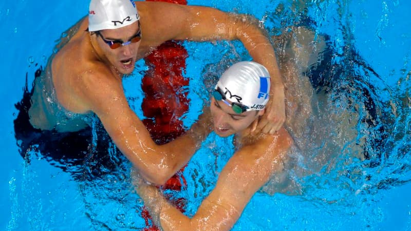 Camille Lacourt et Jérémy Stravius sont tous les deux champions du monde de... la même épreuve. Historique.