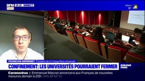 Les universités bientôt fermées? "Notre objectif, c'est de ne pas fermer complètement", explique le président de CY Cergy Paris Université