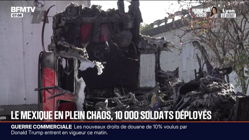 Face aux violences, le Mexique déploie près de 10.000 soldats à travers le pays