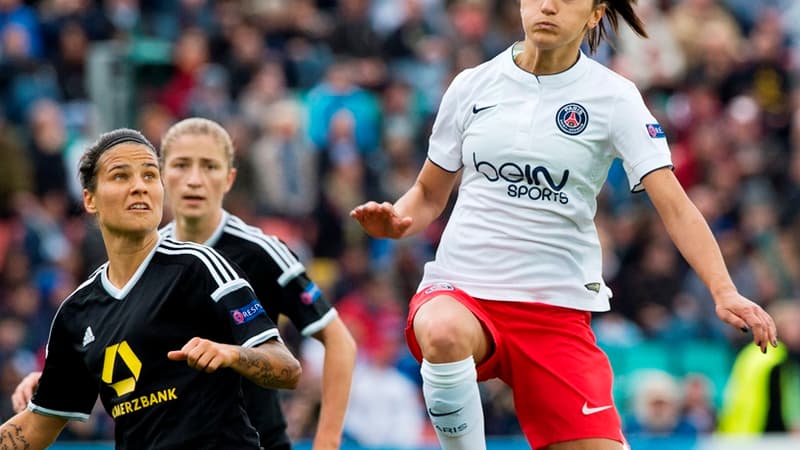 Fatmire Alushi, ici lors de la finale de Ligue des champions perdue face à Francfort en mai dernier.