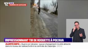 Guerre en Ukraine: À Poltava, un tir de roquette lancé par des civils ukrainiens