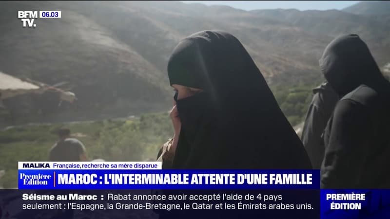 Séisme au Maroc: l'interminable attente d'une famille à la recherche de leur mère disparue