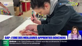 L'une des meilleures apprenties bouchers de la région travaille à Gap