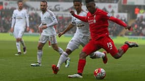 Daniel Sturridge face à Swansea
