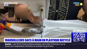Marseille: des sacs à main en plastique recyclé
