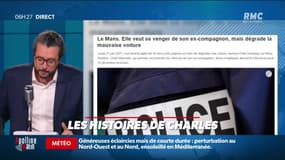 Elle brise le pare-brise, arrache le pare-chocs et inscrit des insultes sur la voiture de son ex, avant de s'apercevoir que cette voiture n'est pas la bonne