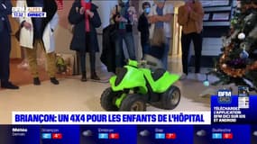 Briançon: un 4x4 jouet pour les enfants de l'hôpital