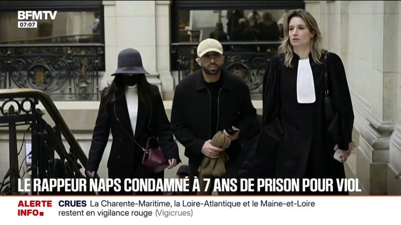 Au terme de son procès pour "viol", le rappeur Naps reconnu coupable et condamné à sept ans de prison