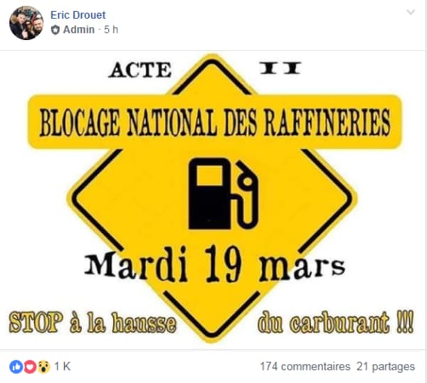 Facebook Eric Drouet Facebook Eric Drouet