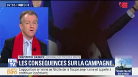 L’édito de Christophe Barbier : Frappes américaines en Syrie : Quelles sont les conséquences sur la campagne présidentielle ?