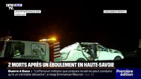 Deux morts après un éboulement sur la RN 205 en Haute-Savoie