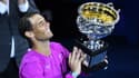 Rafael Nadal remporte l'Open d'Australie le 30 janvier 2022.