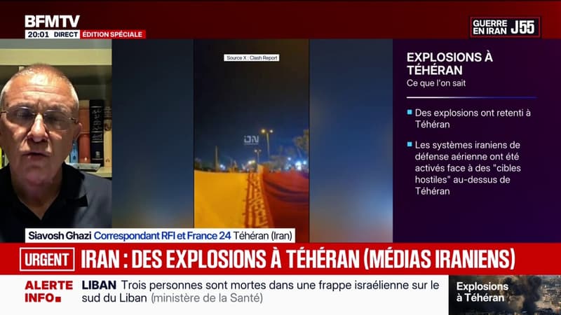 Guerre au Moyen-Orient: des explosions entendues à Téhéran, le système de défense aérienne activé