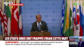Le secrétaire général de l'ONU Antonio Guterres s'est dit "très préoccupé" par les frappes américaines contre l'Iran