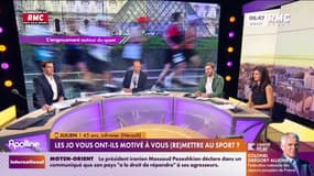 JO 2024 : "Plein de gens vont se mettre au sport, certains vont continuer et d'autres vont abandonner", après l'engouement des Jeux, pense Julien