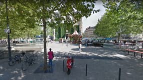 La place Ste-Anne à Rennes