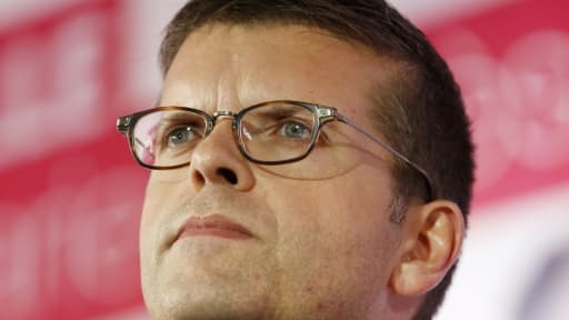 Le sénateur PS Luc Carvounas, le 20 mai 2015 à Paris