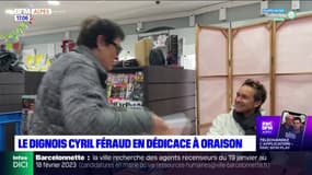 Cyril Féraud en dédicace à Oraison