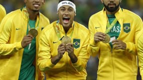Neymar lors des JO 2016