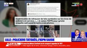 Lille: des policiers photographiés avec des symboles "Valknut" tatoués sur les bras