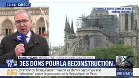 Très ému, le président de "Friends of Notre-Dame de Paris" remercie "l'élan populaire pour la cathédrale"