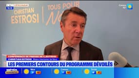 Christian Estrosi : Les premiers contours de son programme dévoilés  