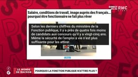 Le monde de Macron : Pourquoi la fonction publique n'attire plus? - 17/02