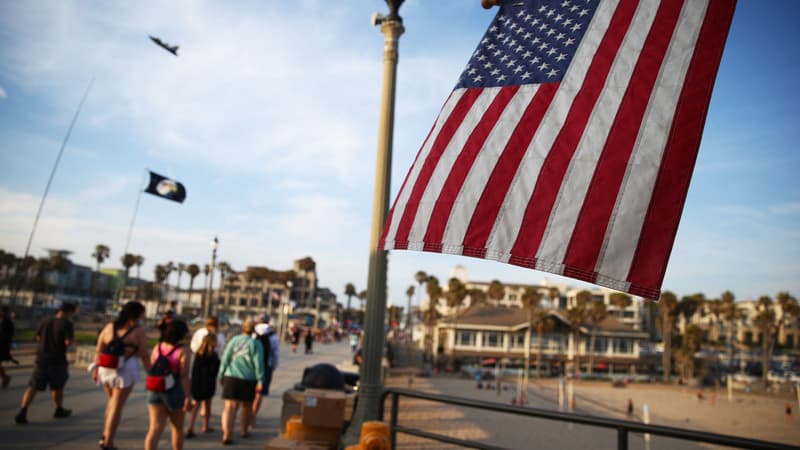 La plage d'Huntington, en Californie, le 15 juin 2021 (photo d'illustration)