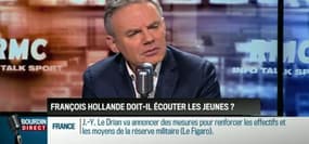 Brunet & Neumann: François Hollande doit-il écouter les jeunes ? - 10/03