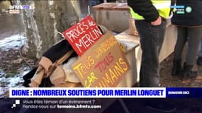 Digne-les-Bains: devant le tribunal, de nombreux soutiens pour Merlin Longuet