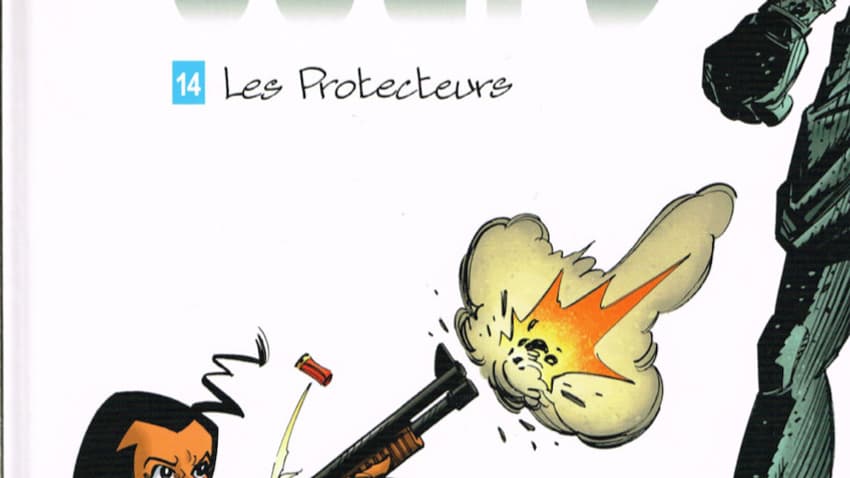 La couverture du tome 14 de "Seuls", "Les Protecteurs" de Fabien Vehlmann et Bruno Gazzotti
