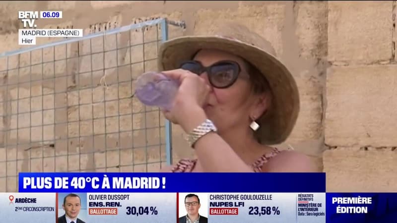 Plus de 40°C à Madrid: l'Espagne suffoque sous un épisode caniculaire précoce