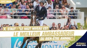 JO 2024 / Équitation : "Le haut niveau est le meilleur ambassadeur du bien-être animal" estime Staut