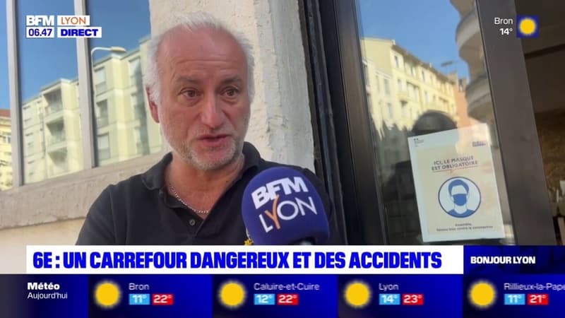 Lyon: un carrefour jugé dangereux par des riverains dans le 6e arrondissement