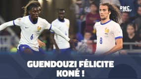 France 2-0 Belgique : Guendouzi salue la première titularisation de Koné (et lance un peu le derby romain) 