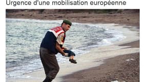 La photo qui émeut l'Europe d'un petit Syrien montre "l'urgence d'agir", a réagi jeudi Manuel Valls.