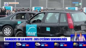 Caen: des lycéens sensibilisés aux dangers de la route
