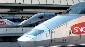 Plus d'un TGV sur 10 est arrivé après l'horaire prévu en 2013.