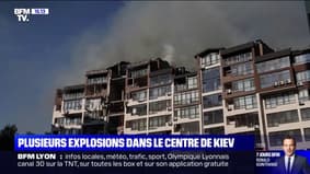 Guerre en Ukraine: un quartier résidentiel de Kiev frappé par des bombardements russes