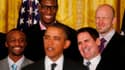 Ian Mahinmi juste derrière Barack Obama