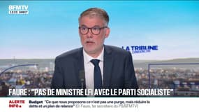 Crise politique: "Je veux que l'on propose enfin aux Français l'armistice", fustige Olivier Faure (PS)