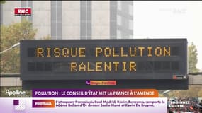 Pollution: le Conseil d'Etat met la France à l'amende 