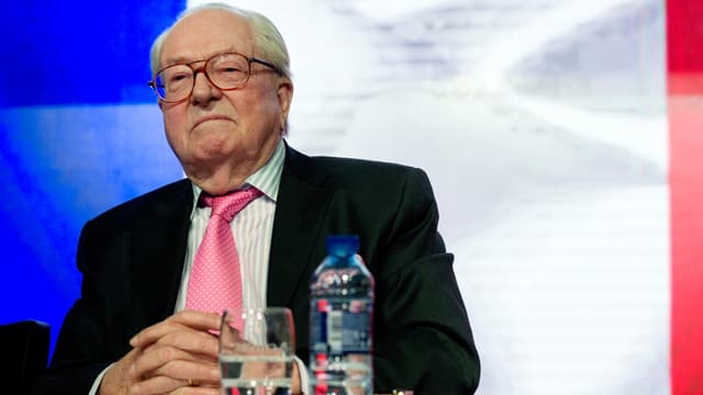 Le président d'honneur du FN Jean-Marie Le Pen
